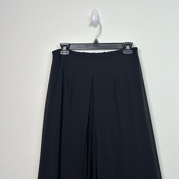 Joseph Ribkoff Black Trends Crepe Layered Palazzo Wide Leg Pants Women’s Size 4 - Picture 2 of 15
